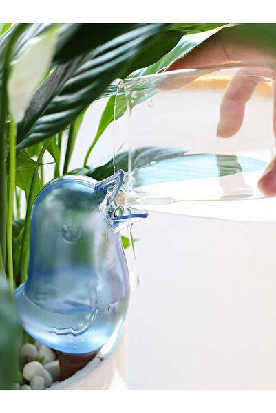 Choice وعاء سقاية زهور أوتوماتيكي عالي الجودة أزرق، وعاء سقاية نباتات ذاتي ال...