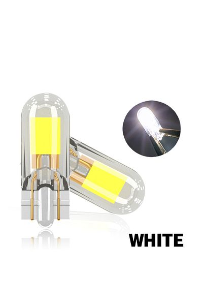 Choice أحدث لمبة T10 LED W5w بيضاء قطعتان من مصباح القراءة T10 LED W5w Sapphire Cob بدون محرك ومصباح LED على شكل قبة