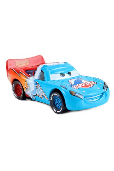Choice 1 Disney Pixar Cars 3 Rust·eze Dinoco #95 Two-color Racing Anime Figure Lightning Mcqueen 1:55 Die .