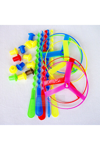 Choice 10 قطع من الألوان العشوائية، 10 قطع من الأطباق الطائرة الملتوية، طائرا...