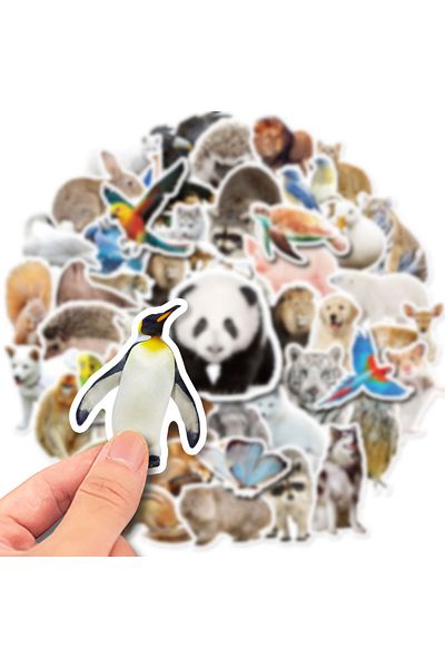 Choice Animals 50pcs 10/30/50pcs Realistic Animal Stickers Anime Graffiti Decals Laptop Phone Guitar Skateb