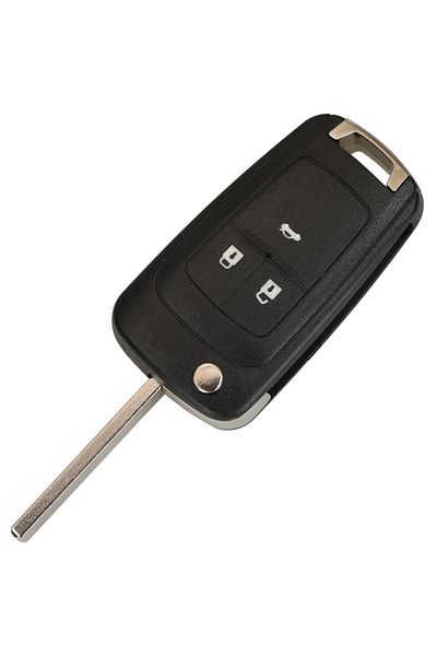 jingyuqin For Chevrolet 3 Buttons Trunk Flip Remote Car Key Shell For Chevrolet Aveo Cruze Epica Cam