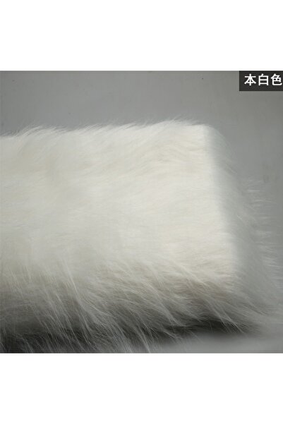 Choice 50x170 سم أبيض نقي 35 لونًا 12 سم قماش فرو قطيفة تقليد لدعامات الصور ا...
