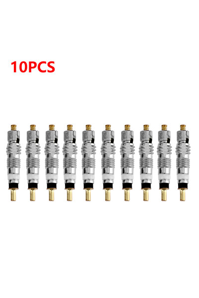 Choice 10 قطع 5-1000 قطعة صمام دراجة بريستا قابل للفصل بديل نحاسي CNC FV MTB Road Bike Frame Bathtub