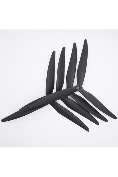 YSIDO 2pairs 1050 Prop 10x5x3 1050 10inch 3 Blades Black Fiberglass Reinforced Nylon Propeller For Mark4 1
