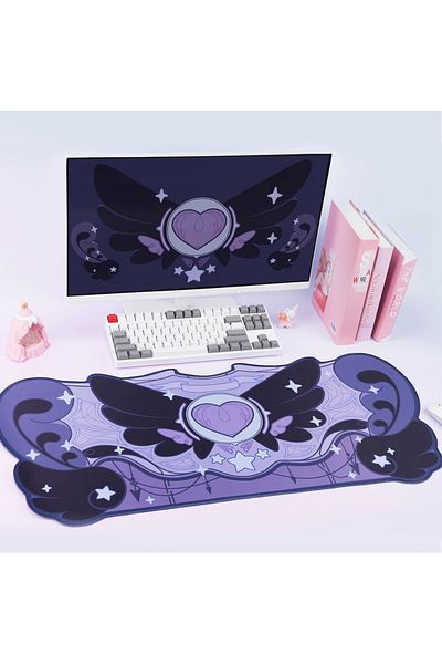 Mairuige 390x860x3mm Dark Blue Extremely Gaming Mouse Pad Laptop Pad Oversized Office Desk Mat Dark Wind Non-
