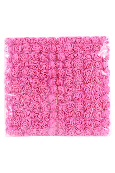 Choice Mini Foam Rose Flower Bouquet 144pcs 2cm Artificial Roses DIY Wedding Flowers Decor Bridal Hair C...