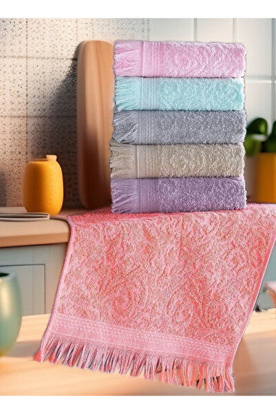 Home تشيقرك هوم 6 قطع مناشف يد قطن جاكار