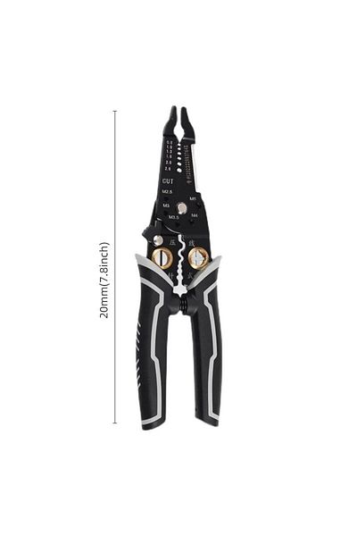 Choice Black 22 In 1 Wire Stripping Pliers Multifunction Electrician Cable Cutting Terminal Crimping Splitt