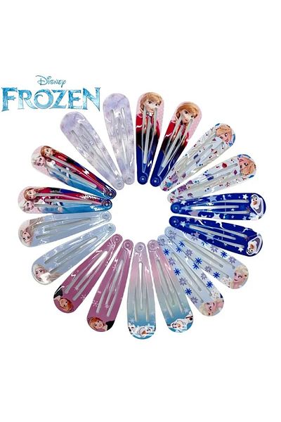 Hot Toys Cartoon Disney Frozen Children Hair Clip Doll Accessories Elsa Hair Pin Bow Headwear Princess Kid...