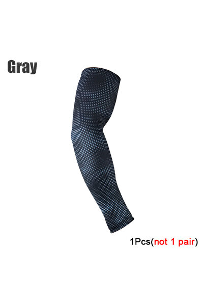 Choice L Gray 1Pc Cooling UV Protection Sun arm Sleeves Long Arm Cover Warmer...