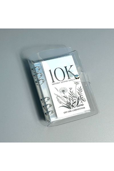 Choice 10k Vertical Savings Challenge Money Clip Loose-leaf Savings Clip Savings Challenge 2.5k/5k/10k Bind