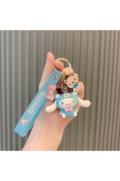 Choice Cinnamoroll Kawaii Sanrio Keychain Cute Cartoon Kuromi Hello Kitty Cinnamoroll Car Key Ring Pendant