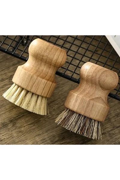 Choice Mixed 2pcs 2pcs/set Kitchen Cleaning Brush Wooden Dish Brush With Natural Sisal And Coconut Durable