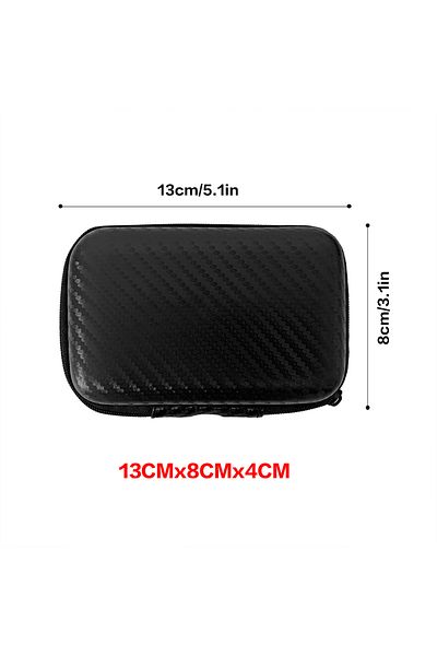 Choice Car Terminal Removal Storage Bag Carbon Fiber Pattern with Zipper Bag Car Repair Tool Kit Storage...