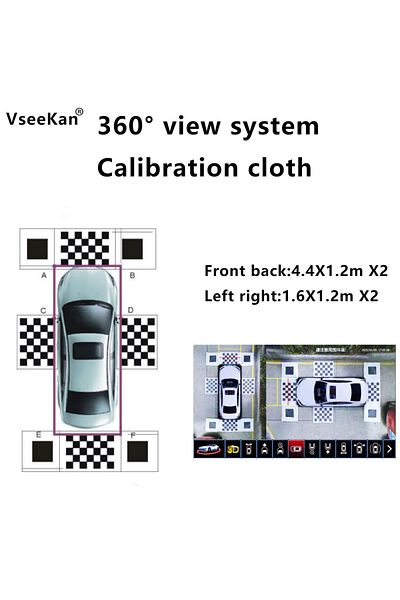VseeKan 2d 3d Auto Automatic Completion Calibration Cloth For Car 360 ° Panoramic Image System Debugging Clo