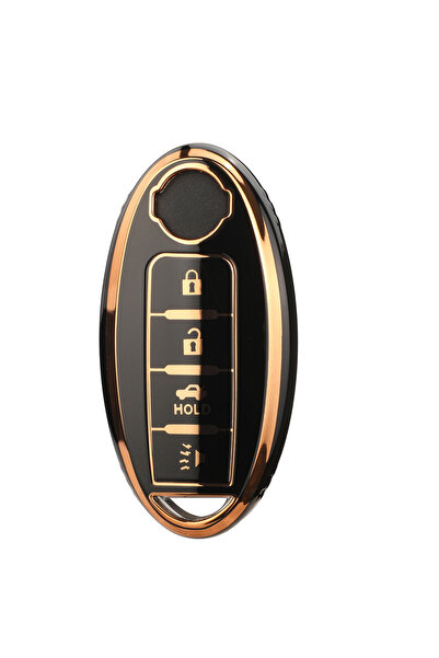 Choice1 حافظة مفاتيح سيارة من مادة TPU باللون الأسود من Jingyuqin Arrival لسي...