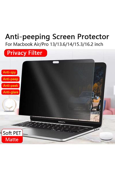 AYANJIN M1 M2 Pro 13 A2338 Anti-peeping Screen Protector For Macbook Air 13 13.6 15 M1 M2 Pro 14 16 2023 Ant