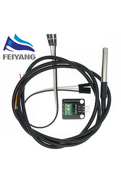 Choice Xin-18b20taojian Ds18b20 Temperature Sensor Module Kit Waterproof 100cm Digital Sensor Cable Stainle