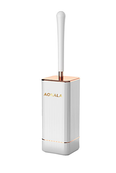 Choice فرشاة المرحاض البيضاء من أوكالا مع حامل، مجموعة فرشاة المرحاض المصنوعة...