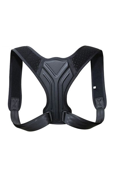 loogdeel S Black LOOGDEEL Posture Corrector Back Brace Adjustable Posture Brace for Upper Back Shoulder Back