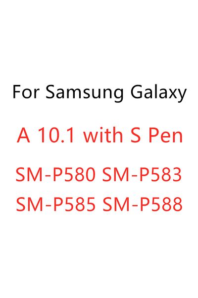 Choice S-pen 10.1 P580 P585 For Samsung Galaxy Tab A 10.1 2016 Sm-t580 T585 Tempered Glass Screen Protector