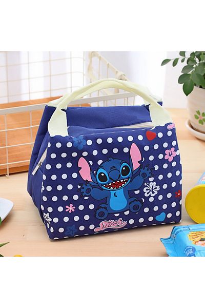 Choice 16x15x22 Cm Stitch Anime Disney Lunch Box Bag Cute Cartoon Stitch Hello Kitt Insulation Thick Tin Fo