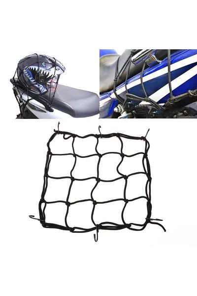 Choice Motorcycle Luggage Net Bike 6 Hooks Hold Down Fuel Tank Luggage Mesh Web Styling High Quality Mot...