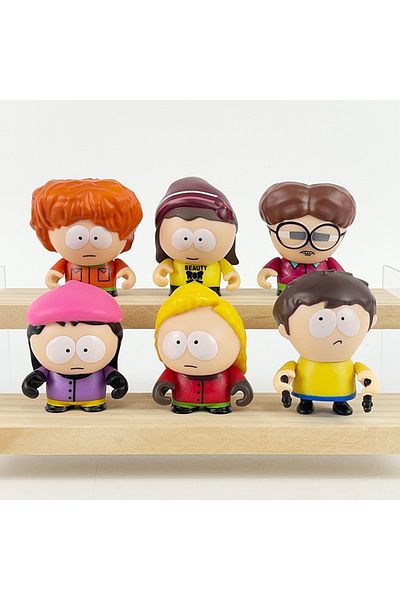 Choice White 6pcs/set South Park Anime Figure The Stick Of Truth Kenny Mccormick Stan Marsh Cute Lovely Dol