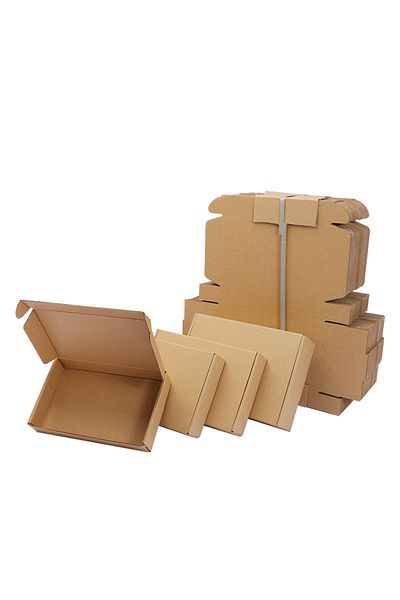 Choice 10pcs 150x100x30mm Brown 10pcs White/brown Multi Size Kraft Carton Packaging Wedding Party Small Gif