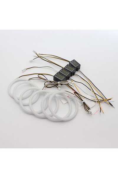 Choice White And Yellow Switchback Super Bright Day Light Dual Color Drl Cotton Led Angel Eyes Halo Rings K