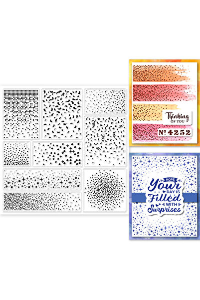 Choice AECH-14585 طوابع شفافة بخلفية قصاصات ورقية لصنع بطاقات واحتفالات أعياد...