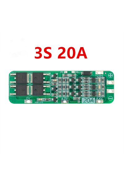 AOKIN 3S 20A Li-ion Lithium Battery 18650 Charger PCB BMS Protection Board For Drill Motor 12.6V Lipo C...