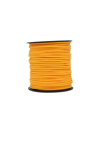 MG ROPES حبل باراكورد 2 مم لون الخردل رقم: 43 بكرة واحدة 30 متر