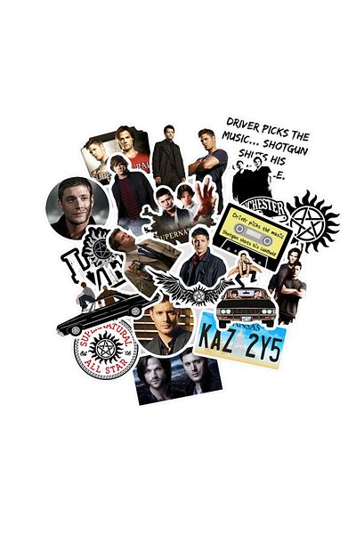 Choice 50PCS Cartoon Supernatural Personality Graffiti Creative Stickers Toy  Guitar Mobile Phone Comput...