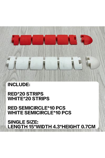 Choice Red White Road Barrier Diy Remote Control Car Drift Race High-speed Four-wheel Car Barrier Traffic S