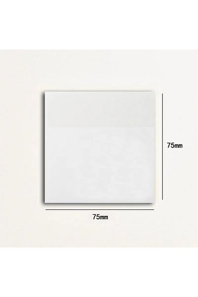 Choice Medium Transparently Transparent Sticky Notes 50 Sheets Waterproof Memo Pad Colourful Note Paper Pad