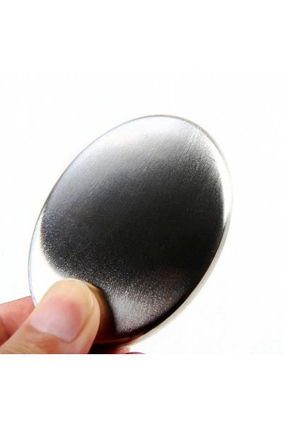 Choice Silver Stainless Steel Soap Shape Deodorize Smell From Hands Retail Eliminating Kitchen Bar Bathroom