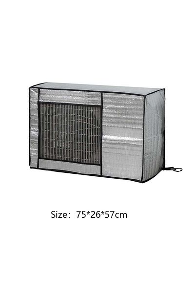 Choice A-75x26x57cm Aluminum Foil Air Conditioner Cover Portable Household Multiple Size Selection Dust Cov