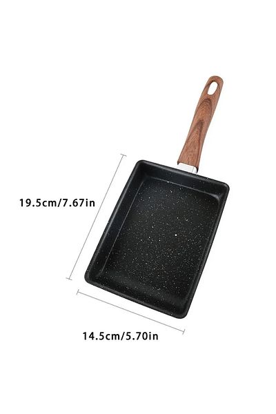 Choice 1pc Non-stick Omelette Pan Tamagoyaki Wok Japanese Egg Pan Skillet Rectangle Tamago Pan Small Egg Fr