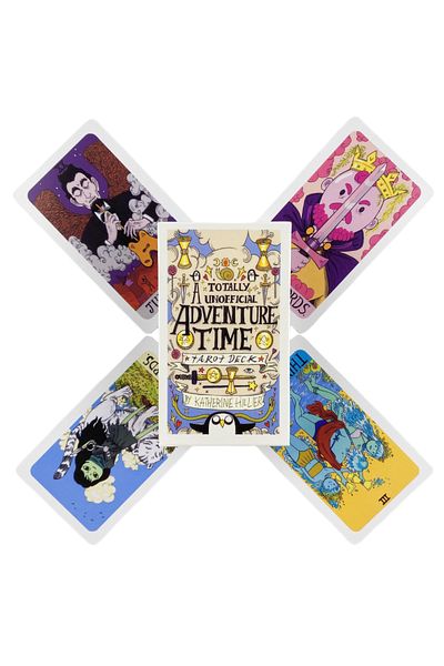 Choice بطاقات Tarot من Tt302 Adventure Time A 78 Deck Oracle English Visions Divination Edition Borad Playing G