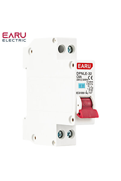 Choice 10A 18MM 230V 50/60Hz RCBO 1P+N 6KA Residual Current Differential Automatic Circuit Breaker Over Cur