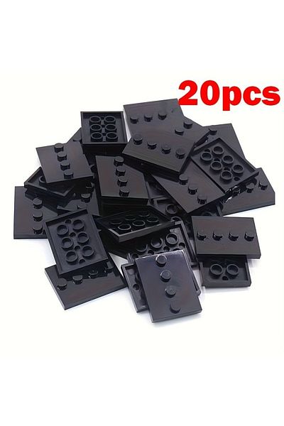 Choice Black 20pcs City Figures Base Plate Display Holder Diy Building Blocks Doll Baseplate Accessory Bri