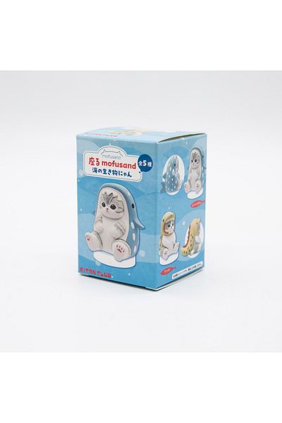 Choice Random One Mofusand Cats Wearing Marine Organism Clothes Blind Box Cute Action Figures Octopus Pengu