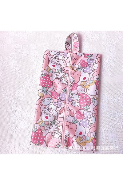 Choice My Melody Sanrio Hello Kitty Storage Bag Shoe Bag Cartoon My Melody Cinnamoroll Waterproof Shoe Towe
