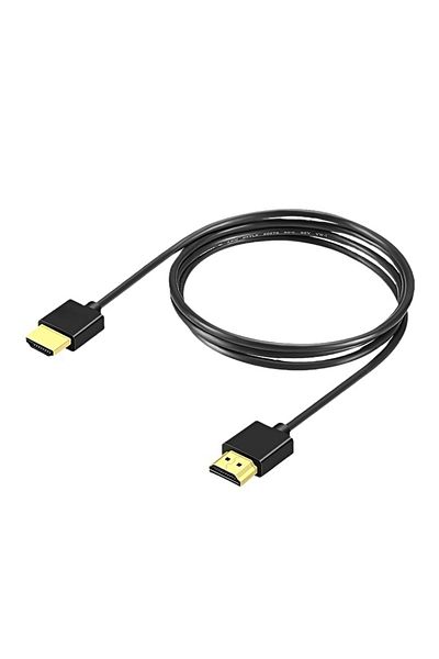 Choice 2m HD Slim Thin HDTV Cable 4K 2.0 Slim HDTV Male to Male Cord For PC Splitter Switcher Monitor Audio