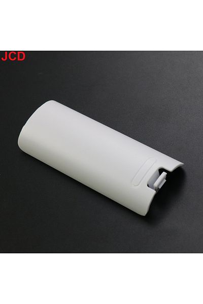 JCD حافظة بطارية لجهاز تحكم الألعاب اللاسلكي باللون الأبيض، غطاء خلفي لجهاز تحكم Wii Remote، بطارية قبضة لوحة الألعاب