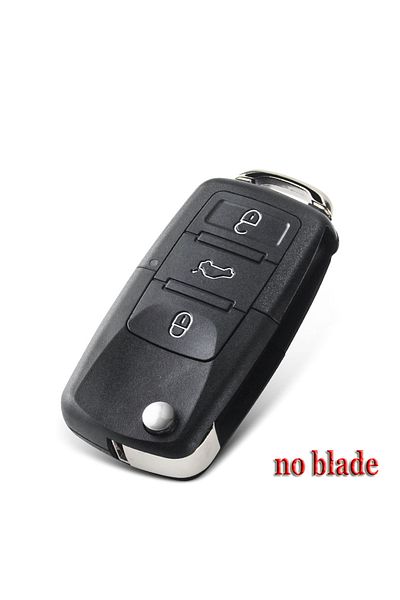 KEYYOU 10pcs 2/3BNT Remote Flip Folding Car Key Shell Case For VW Volkswagen Golf 4 5 Passat B5 B...