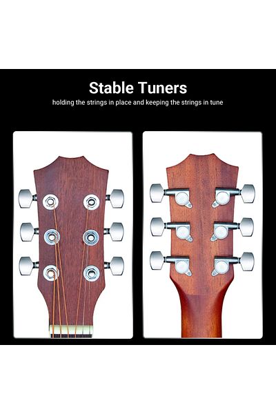 Choice Silver 6pcs Sealed Guitar String Pegs Locking Tuners 3l3r Tuning Pegs String Tuners Electric Acousti