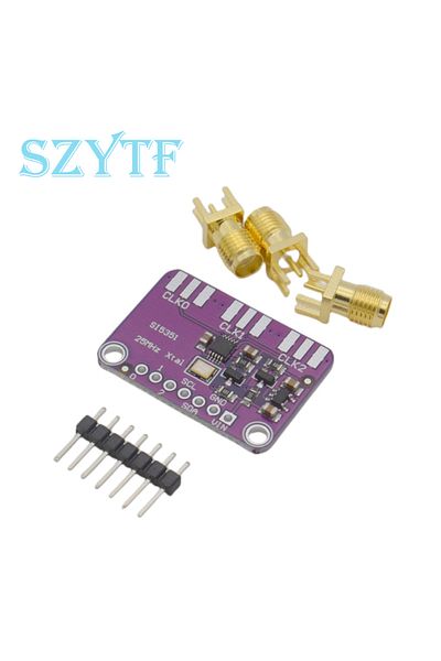 Choice DC 3V-5V Si5351A Si5351 I2C Clock Generator Breakout Board Module Signal Generator Clock 8KHz-160MHz